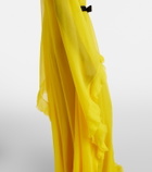 Givenchy Belted silk gown