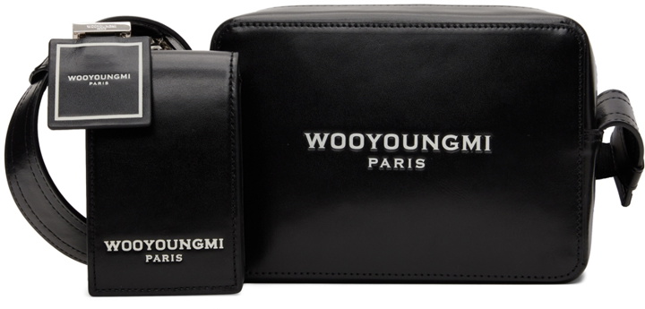 Photo: Wooyoungmi Black Square Mini Messenger Bag