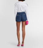 Valentino Chambray denim shorts