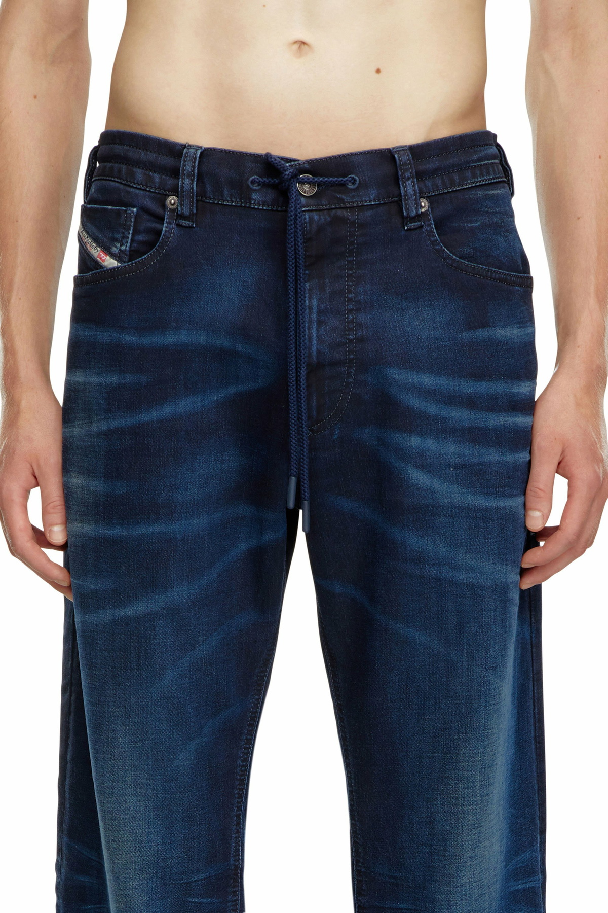 Diesel Relaxed 2080 D-Reel Joggjeans - Jeans Mens in Blue Diesel