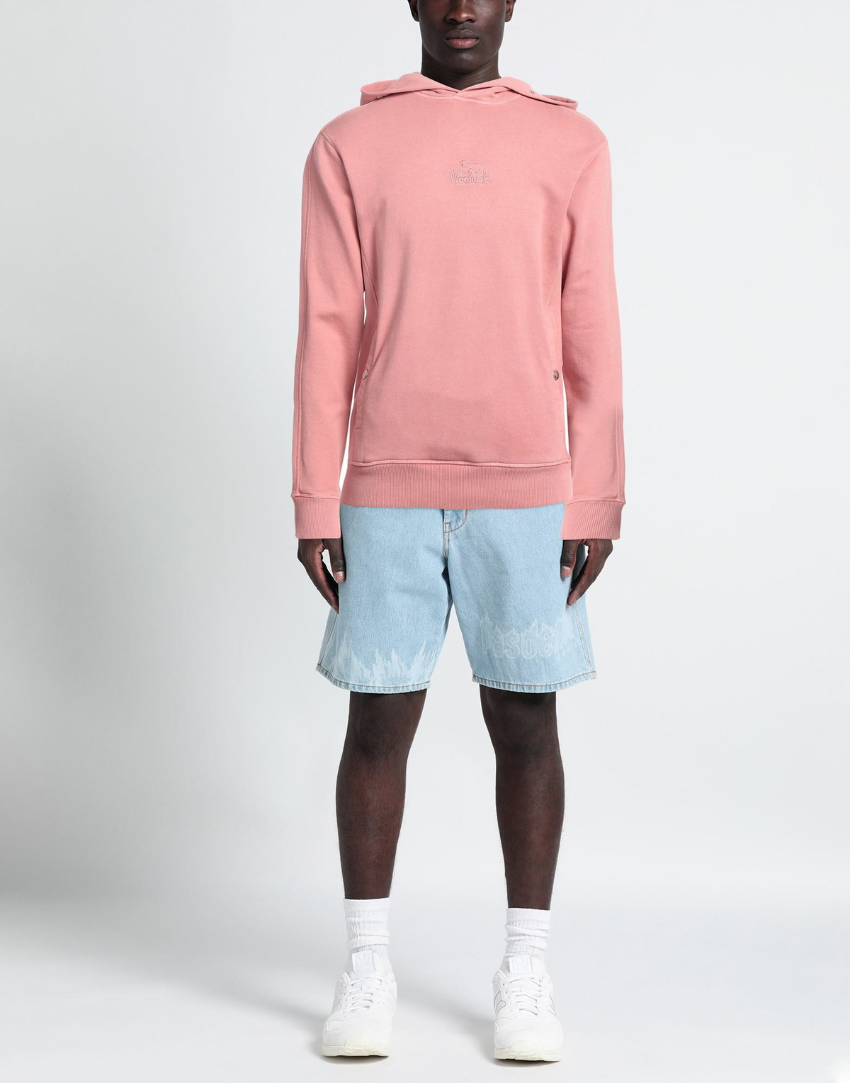Woolrich Mens Sweatshirt in Pink