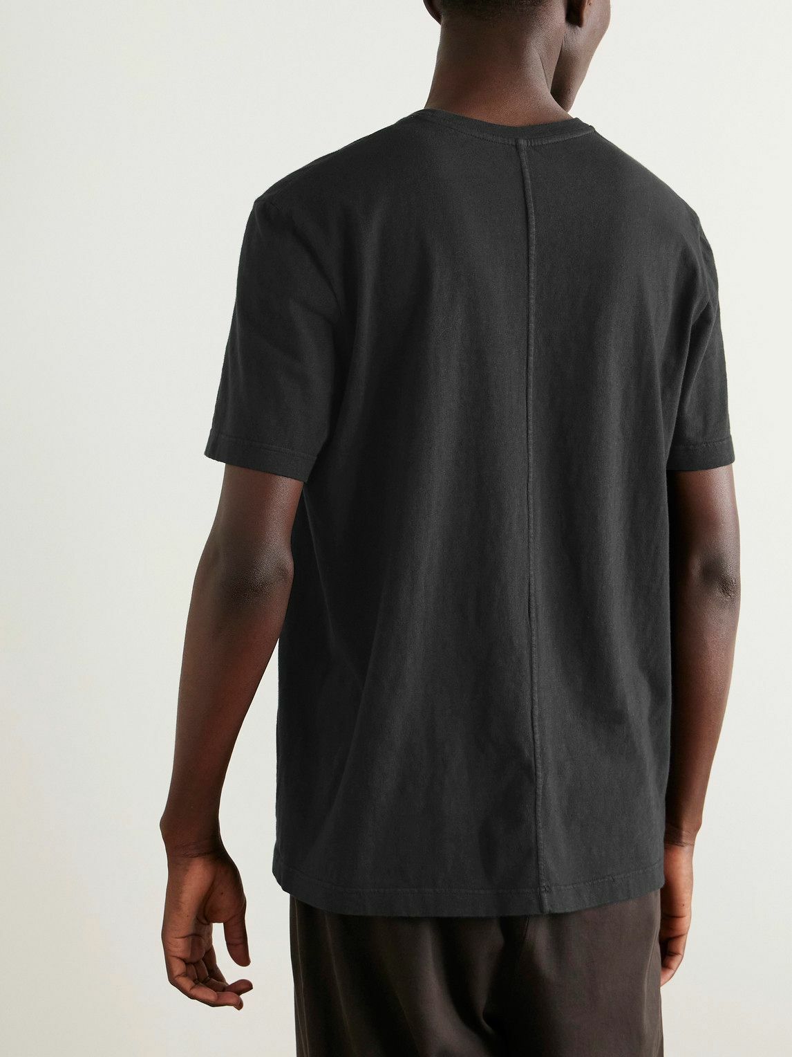The Row - Luke Cotton-Jersey T-Shirt - Black