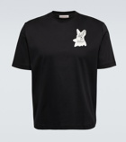 Lanvin - Embroidered cotton T-shirt