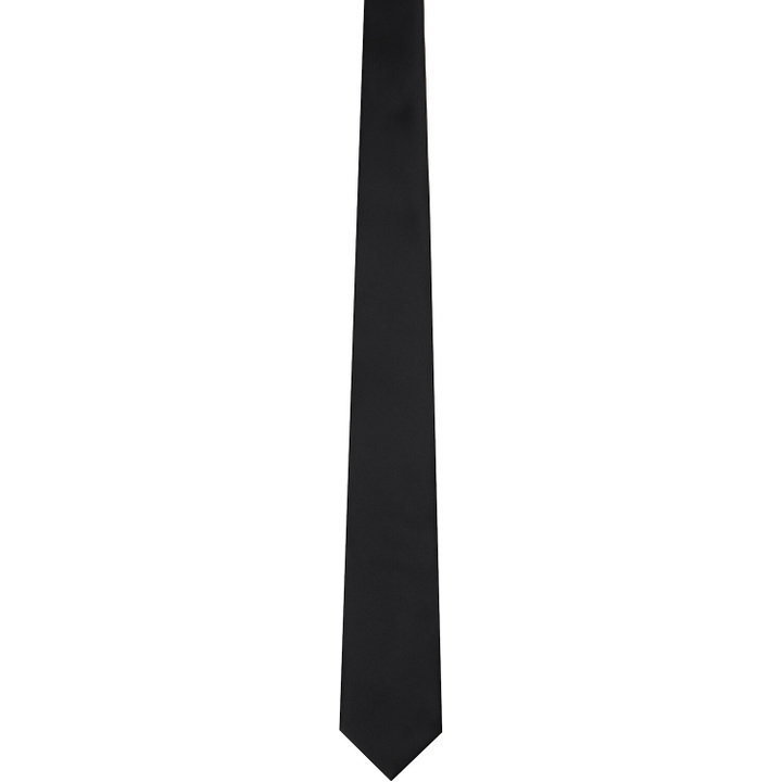 Photo: Ernest W. Baker Black Satin Tie