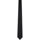 Ernest W. Baker Black Satin Tie