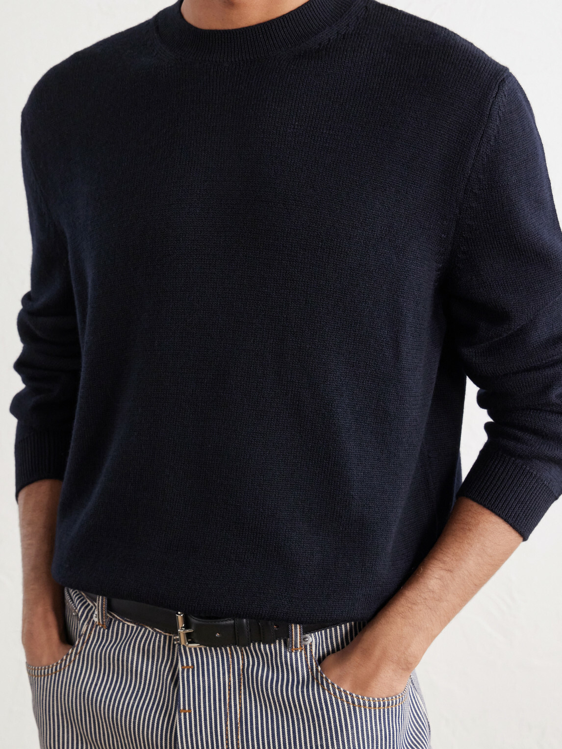 De Bonne Facture - Merino Wool Sweater - Blue