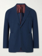Rubinacci - Wool-Blend Single-Breasted Jacket - Blue