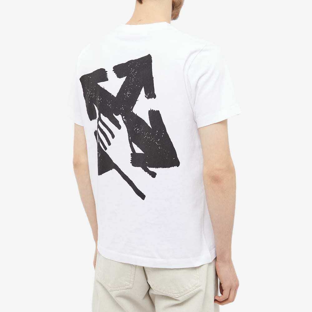Tシャツ・カットソー Off-White T-Shirt With Arrow Embroidery T-shirt with 'Arrow' print OFF - WHITE | Blondie Shop