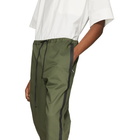 3.1 Phillip Lim Green and Black Tape Trim Sweatpants