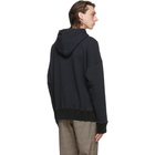 Greg Lauren Black Paul and Shark Edition Drip Shark Hoodie