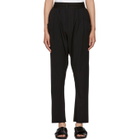Baja East Black Rib Jersey Harem Lounge Pants