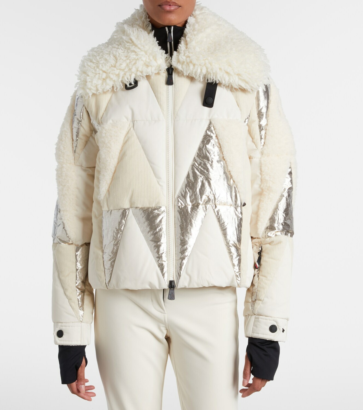Moncler Grenoble Pamiers hooded down ski jacket