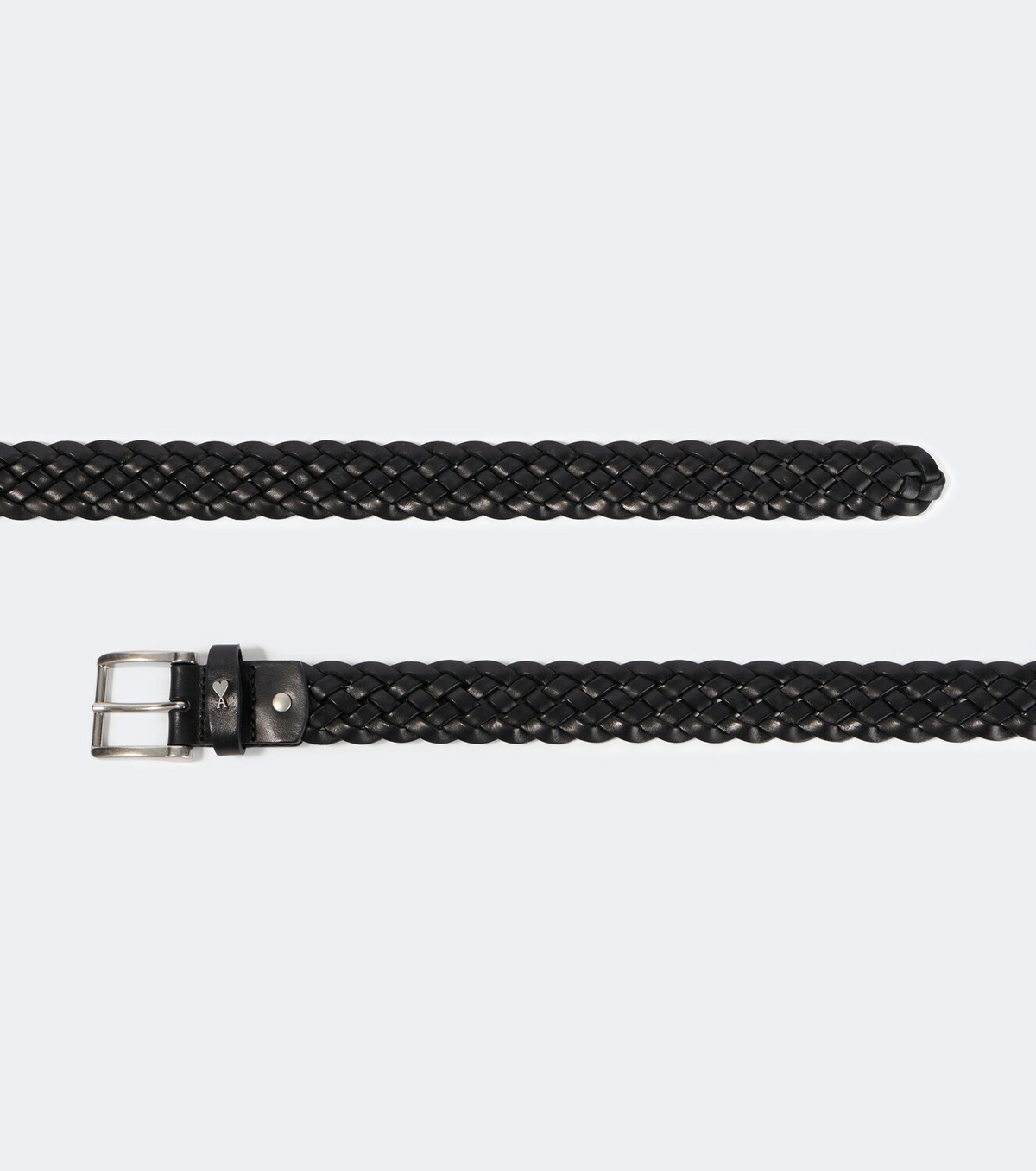 Ami Paris Paris Paris braided leather belt
