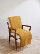 Inis Meáin - Fisherman's Ribbed Wool and Cashmere-Blend Blanket
