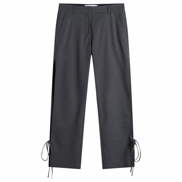 Photo: Won Hundred Women's Baggy String Trousers in Dark Grey Melange