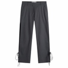 Won Hundred Women's Baggy String Trousers in Dark Grey Melange