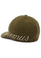 Jacquemus La Casquette Atelier Logo Merino Wool-blend cap Khaki