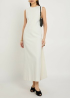 Armarium Mina Crepe Midi Dress White