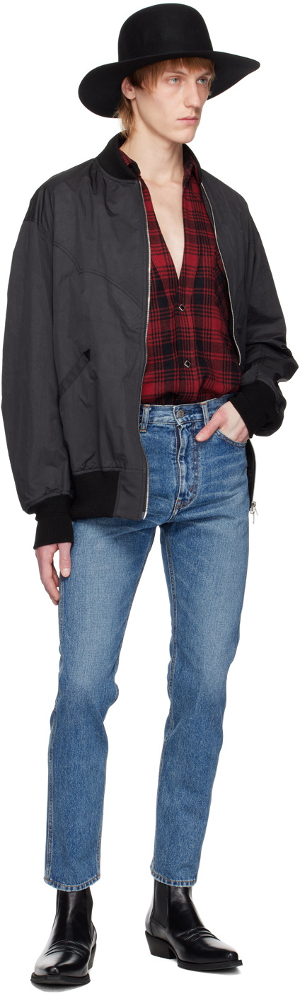 The Letters Red Western Shirt