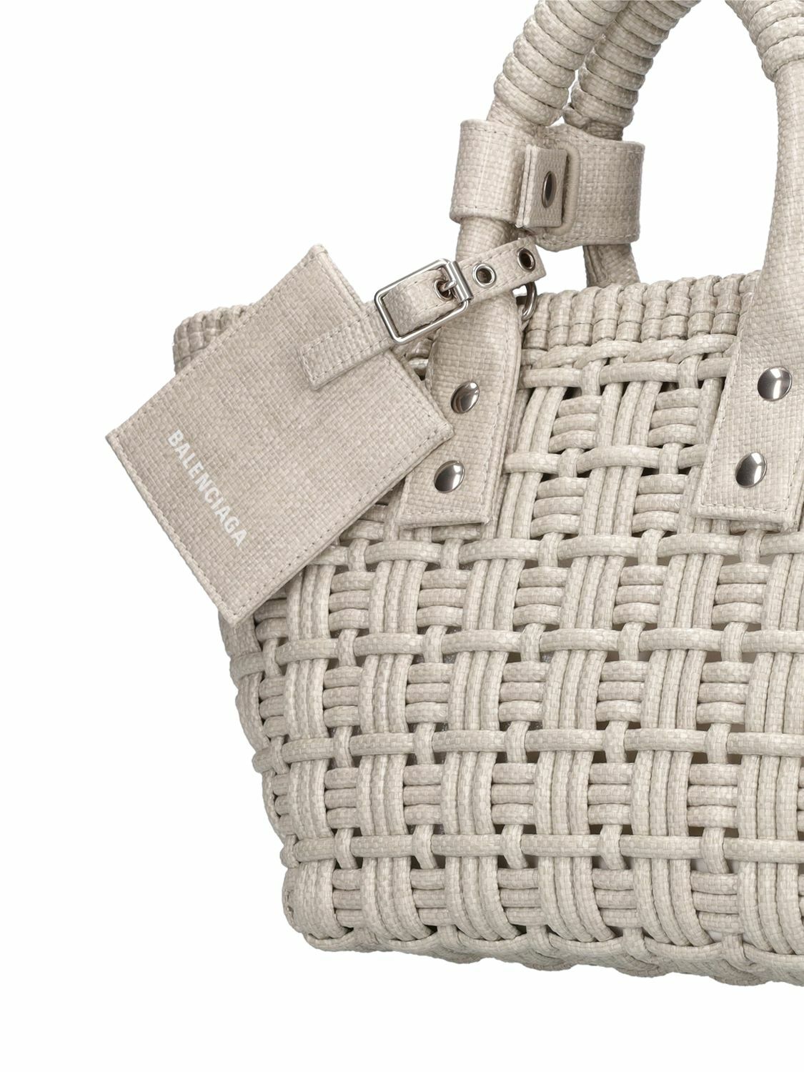 BALENCIAGA - Xs Bistro Basket Top Handle Bag W/ Strap Balenciaga