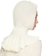 SHUSHU/TONG White Cape Balaclava