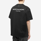 Wooyoungmi Men's Back Logo T-Shirt in Black