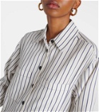Proenza Schouler White Label striped shirt dress