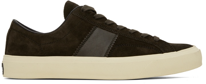 Photo: TOM FORD Brown Cambridge Sneakers