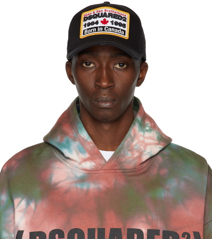 Photo: Dsquared2 Black D2 Baseball Cap