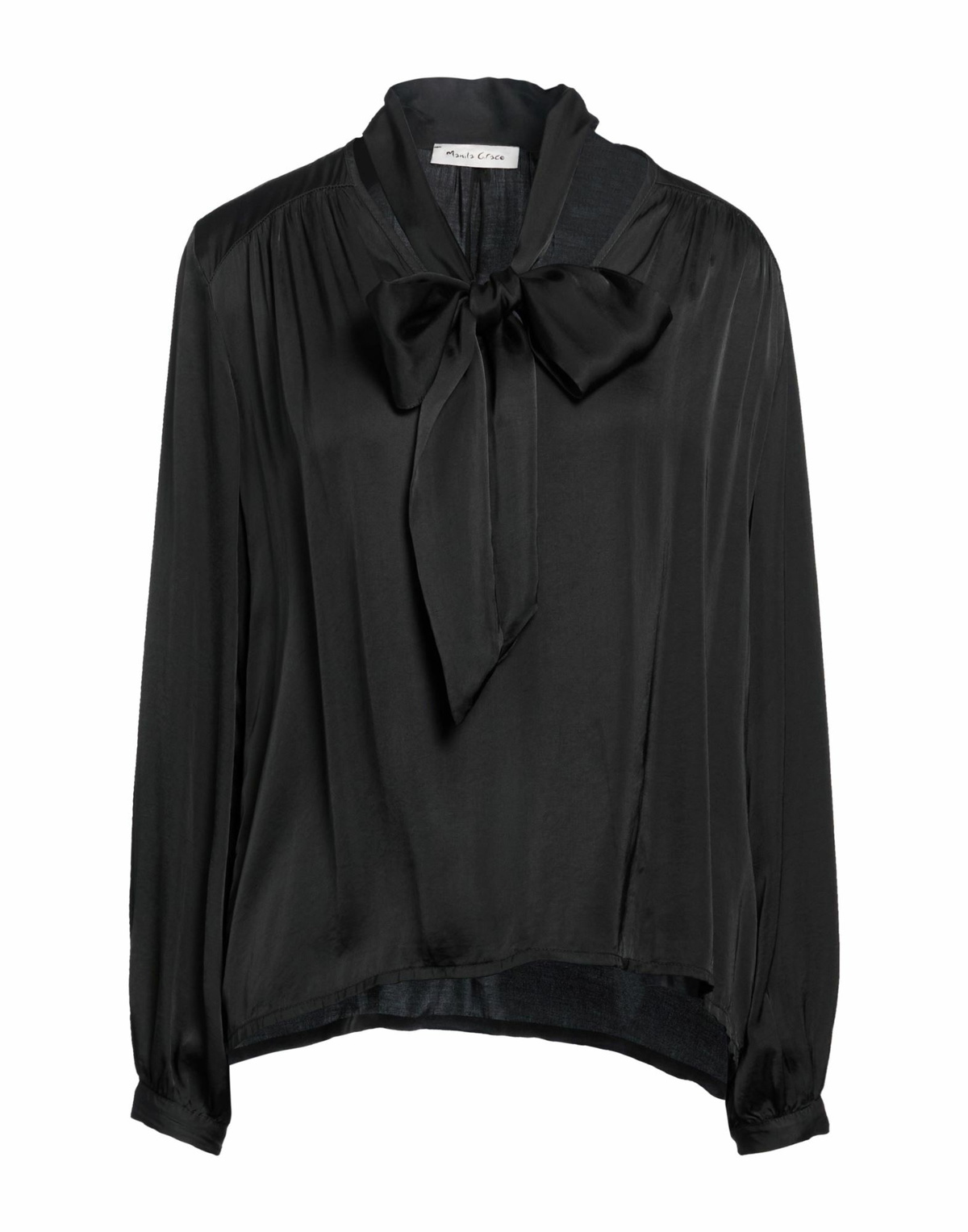 Manila Grace Womens Top in Black