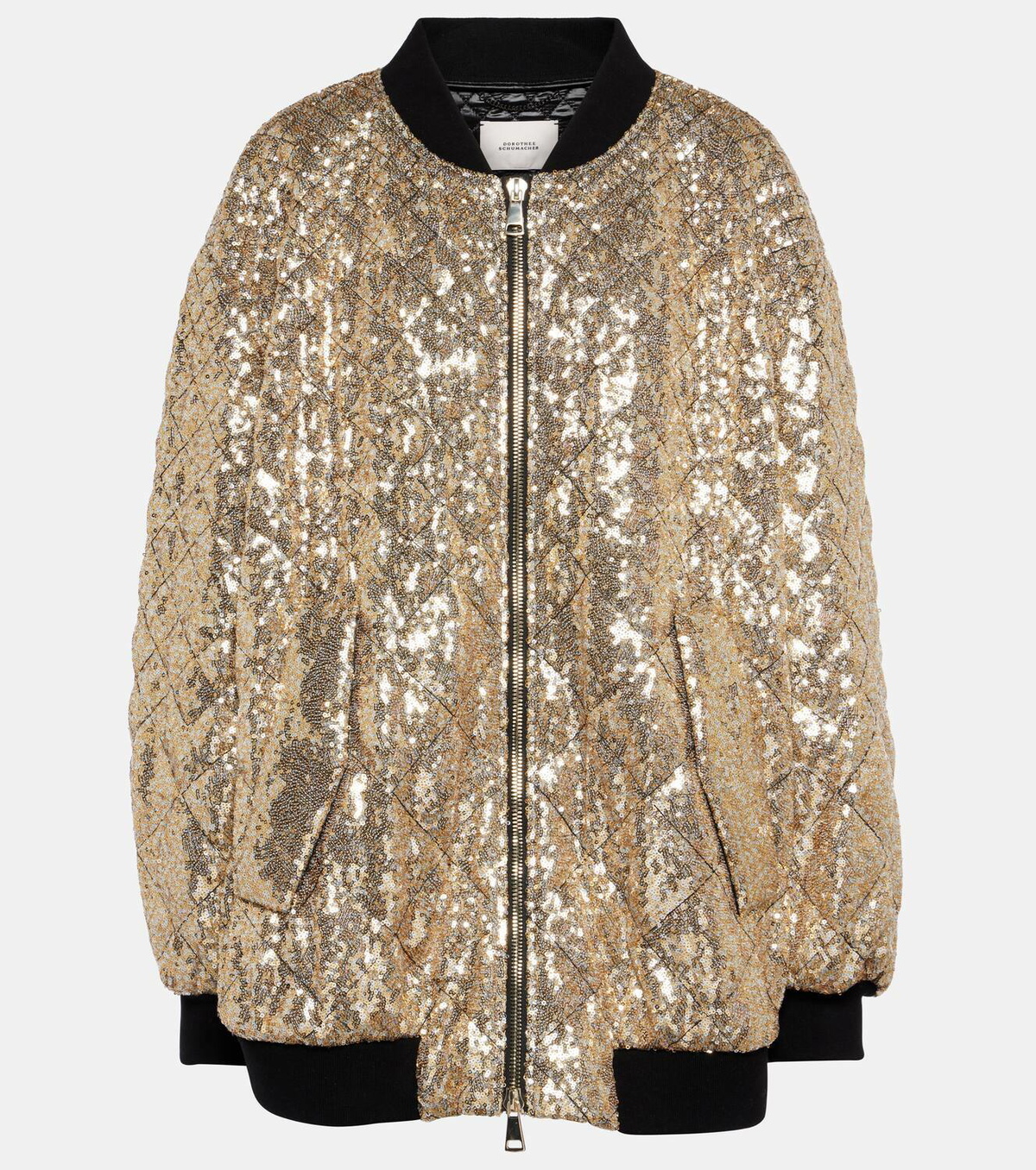 【Dorothee Schumacher】 Shimmering Attraction sequinedジャケ Dorothee Schumacher Shimmering Attraction sequined jacket