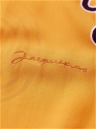 Jacquemus - Melo Logo-Embroidered Printed Crepe Shirt - Orange
