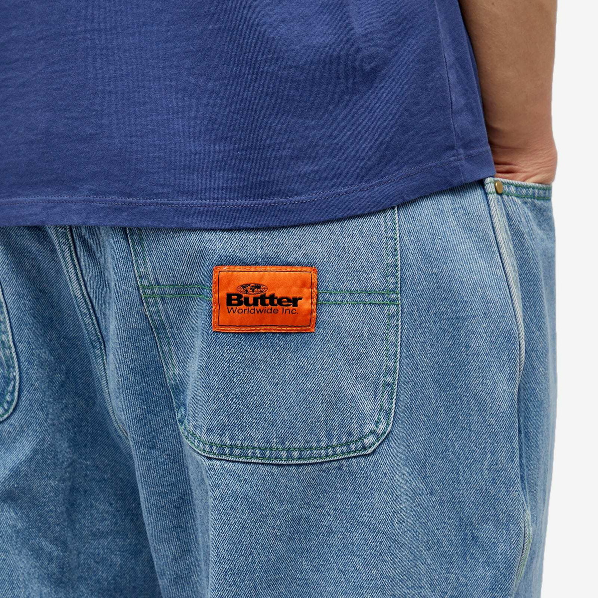 Butter Goods Men's Santosuosso Baggy Denim Jean in Washed