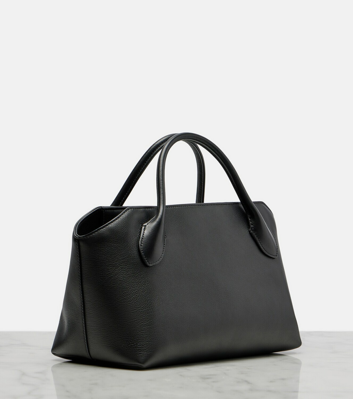The Row Terrasse Medium leather top-handle bag
