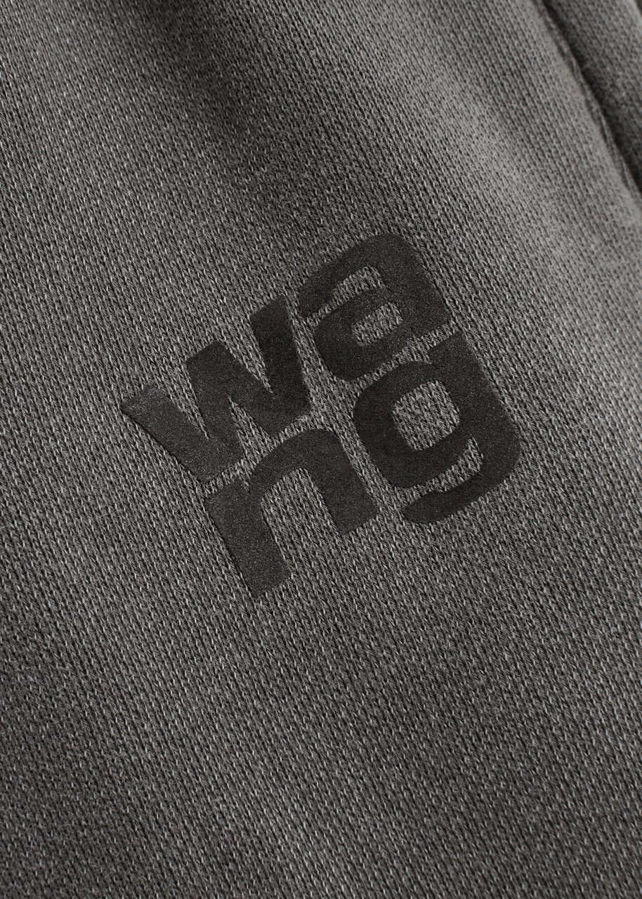 Alexanderwang.t Faded Cotton-blend Sweatpants Grey