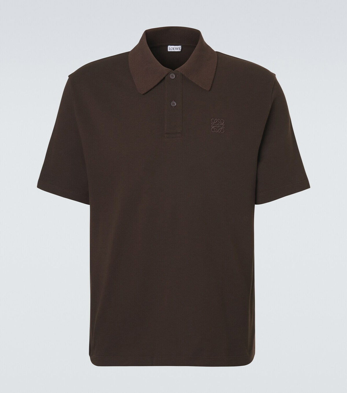 Loewe Anagram cotton piqué polo shirt