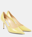 Jimmy Choo Love 85 logo leather pumps