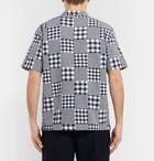 Universal Works - Patchwork Printed Cotton Shirt - Blue