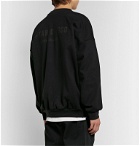 Fear of God - Oversized Logo-Print Loopback Cotton-Jersey Sweatshirt - Black