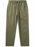 WTAPS - 03 Straight-Leg Cotton-Ripstop Drawstring Trousers - Green