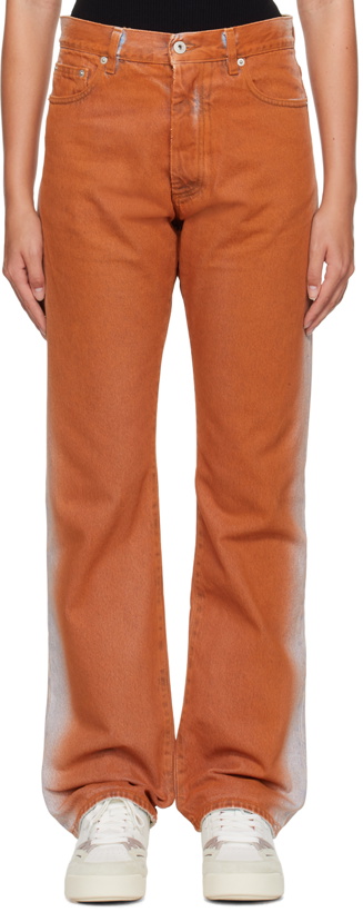 Photo: Heron Preston Orange Gradient Jeans
