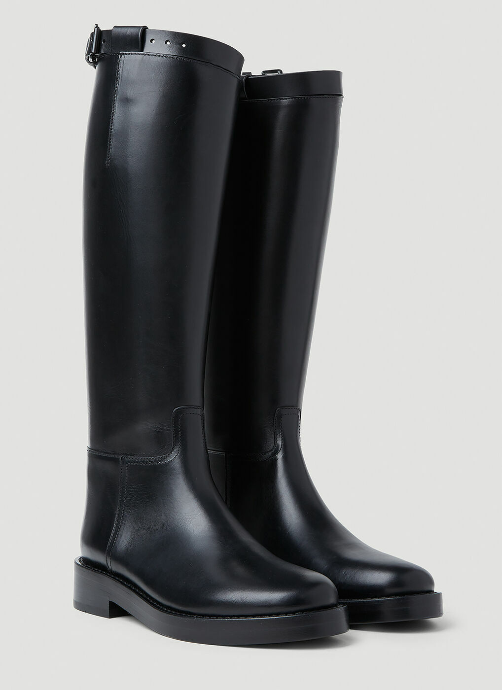 Ann Demeulemeester - Riding Boots in Black Ann Demeulemeester