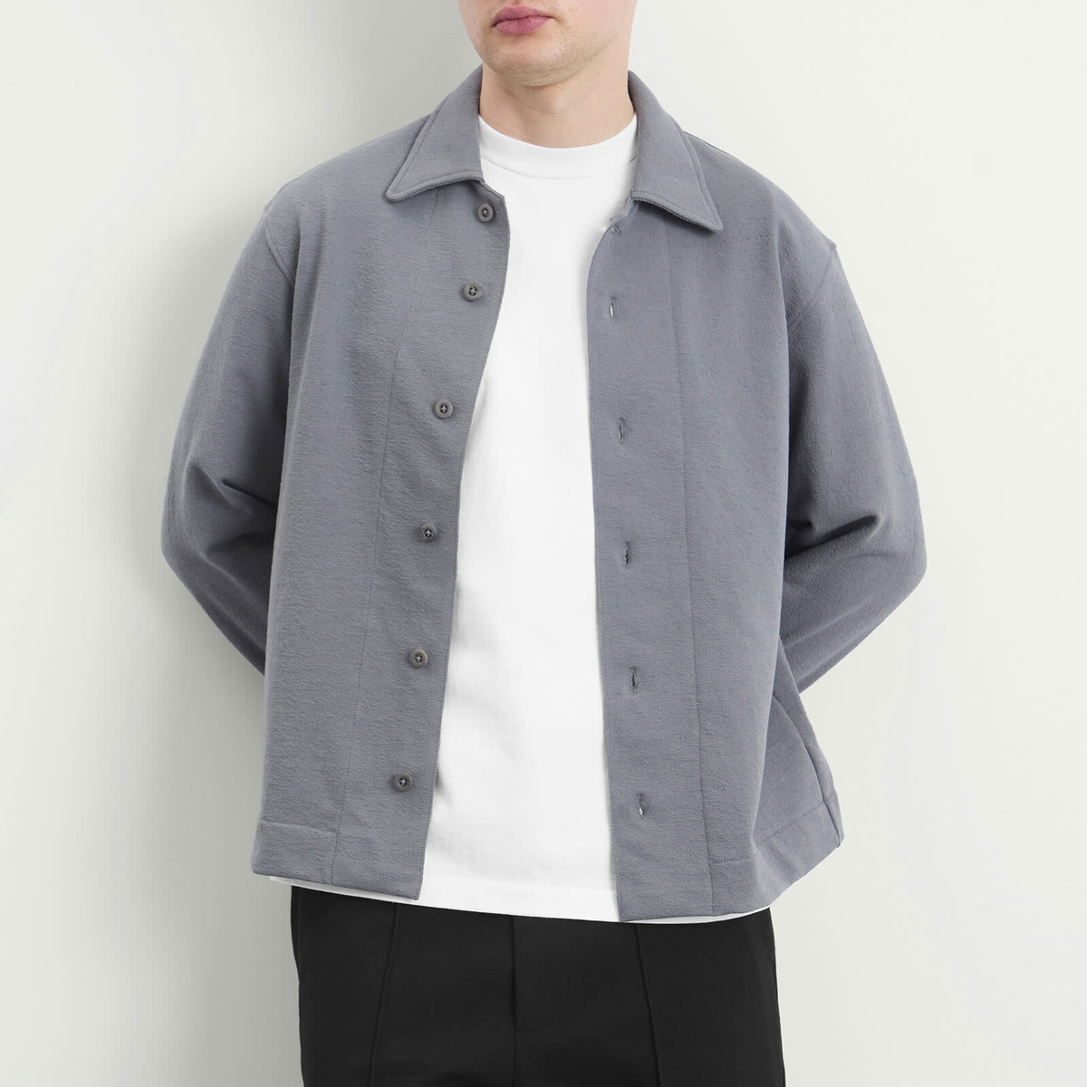 Lady White Co. Men's Francisco Button Down Sweatshirt in Kelp