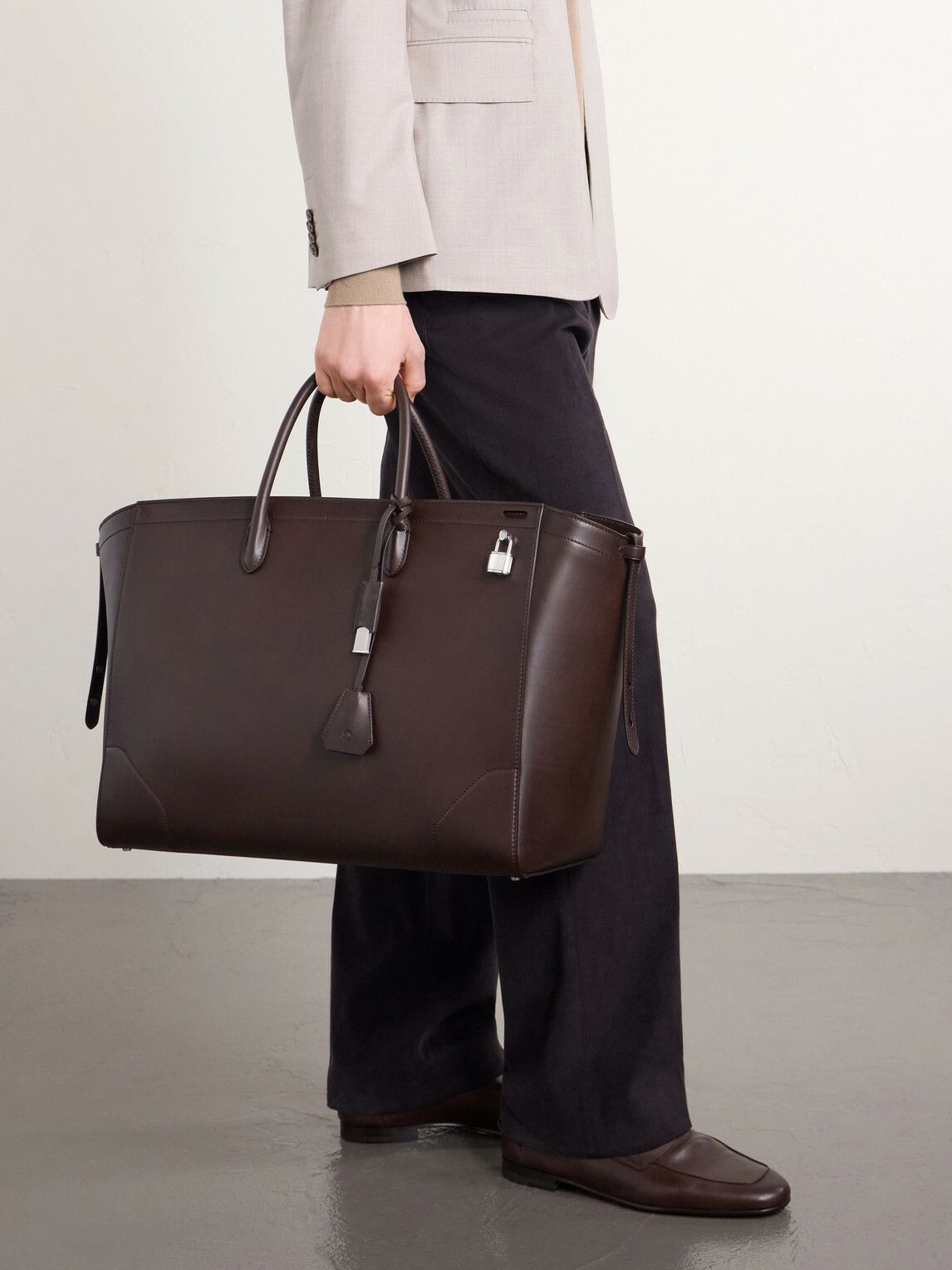 Dunhill - Century 45 Patina-Leather Weekend Bag