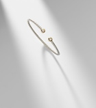 David Yurman Micro Cable Flex® 925 sterling silver and 14kt gold bangle