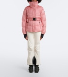 Moncler Grenoble Karshi belted down ski jacket