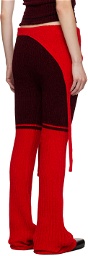 Ottolinger Red Foldover Lounge Pants