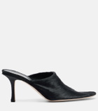 Christen Elipse 75 calf hair mules