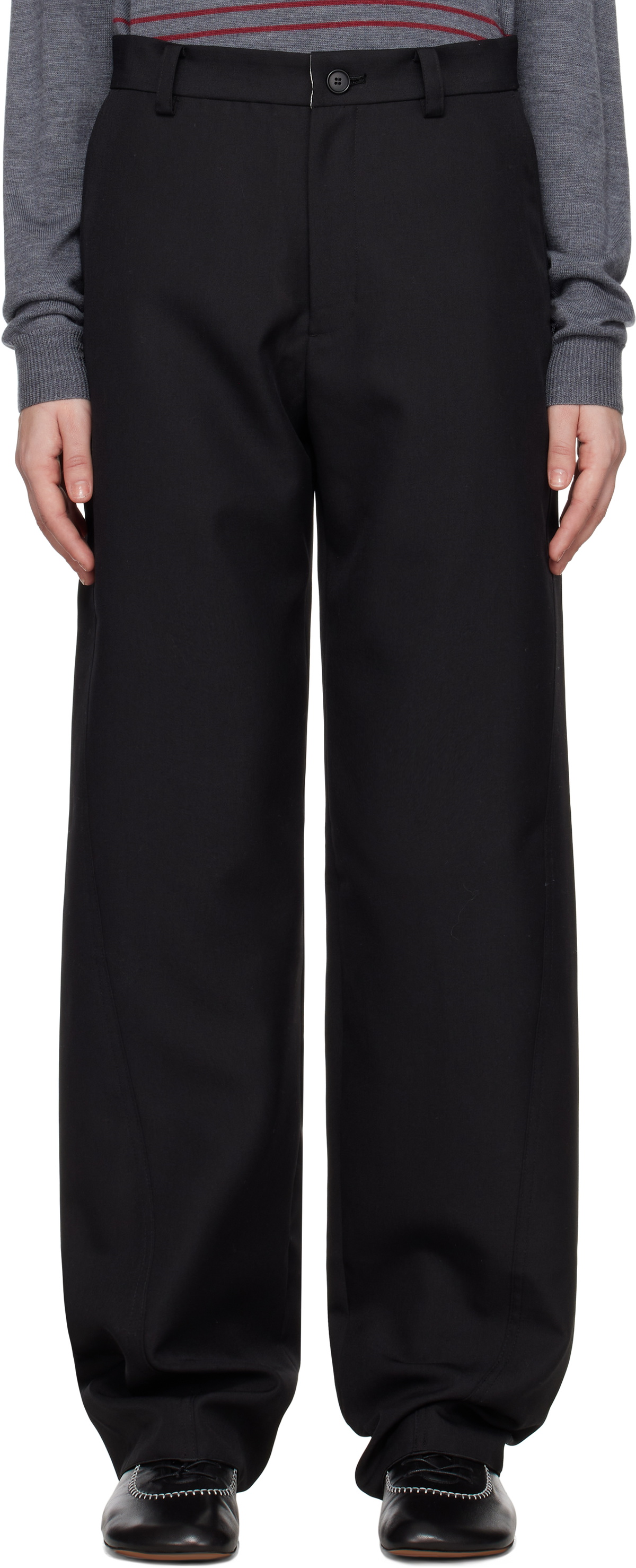 Commission Black Shift Trousers