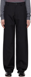 Commission Black Shift Trousers